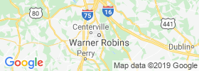 Warner Robins map